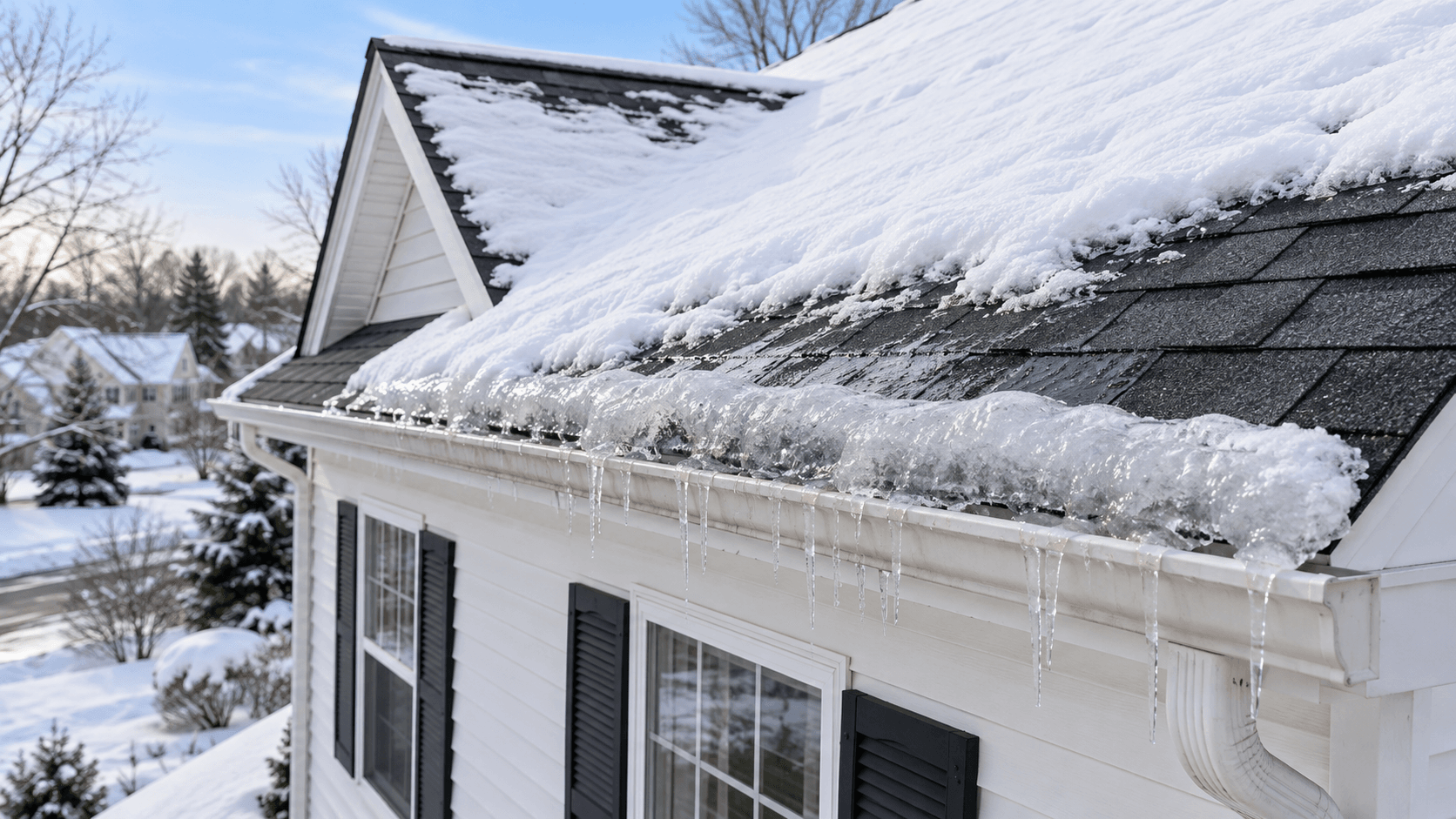 How to Remove a Roof Ice Dam
